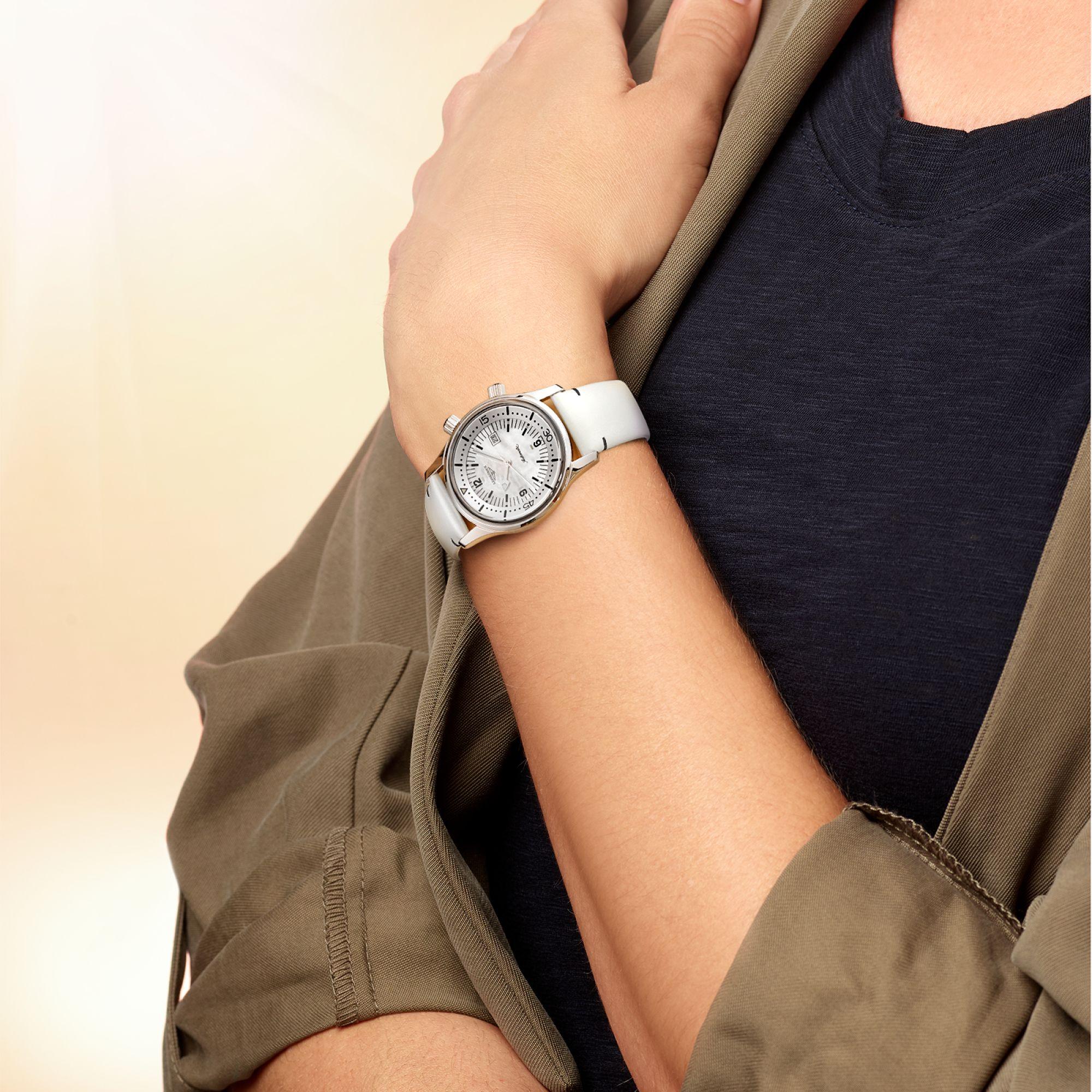 Longines orologio The Longines Legend Diver Watch 36mm madreperla automatico acciaio L3.374.4.80.0