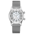 Longines orologio The Longines Legend Diver Watch 36mm madreperla automatico acciaio L3.374.4.80.6