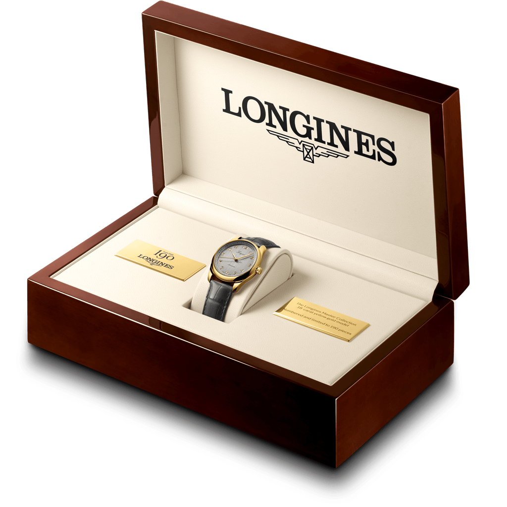 Longines orologio The Longines Master Collection 190th Anniversary Limited Edition 40mm grigio oro 18kt automatico L2.793.6.73.2