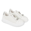 Valleverde Sneaker Bianca/Argento gioiello