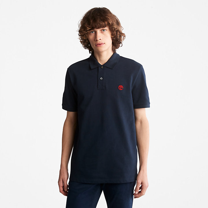 POLO IN PIQUÉ MILLERS RIVER DA UOMO IN BLU MARINO