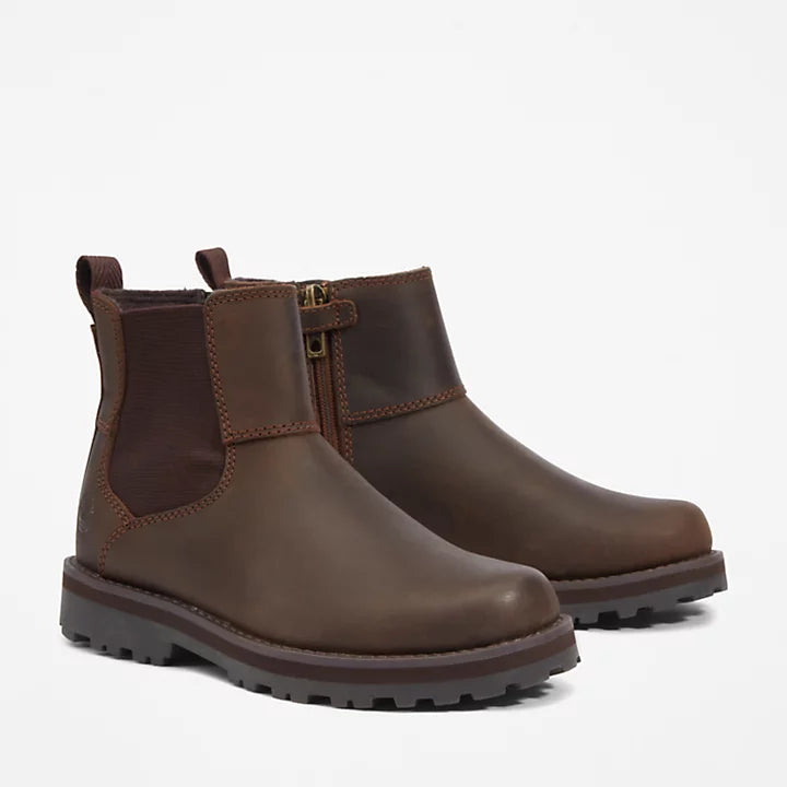 Timberland Stivaletto Chelsea Courma Kid Marrone Scuro