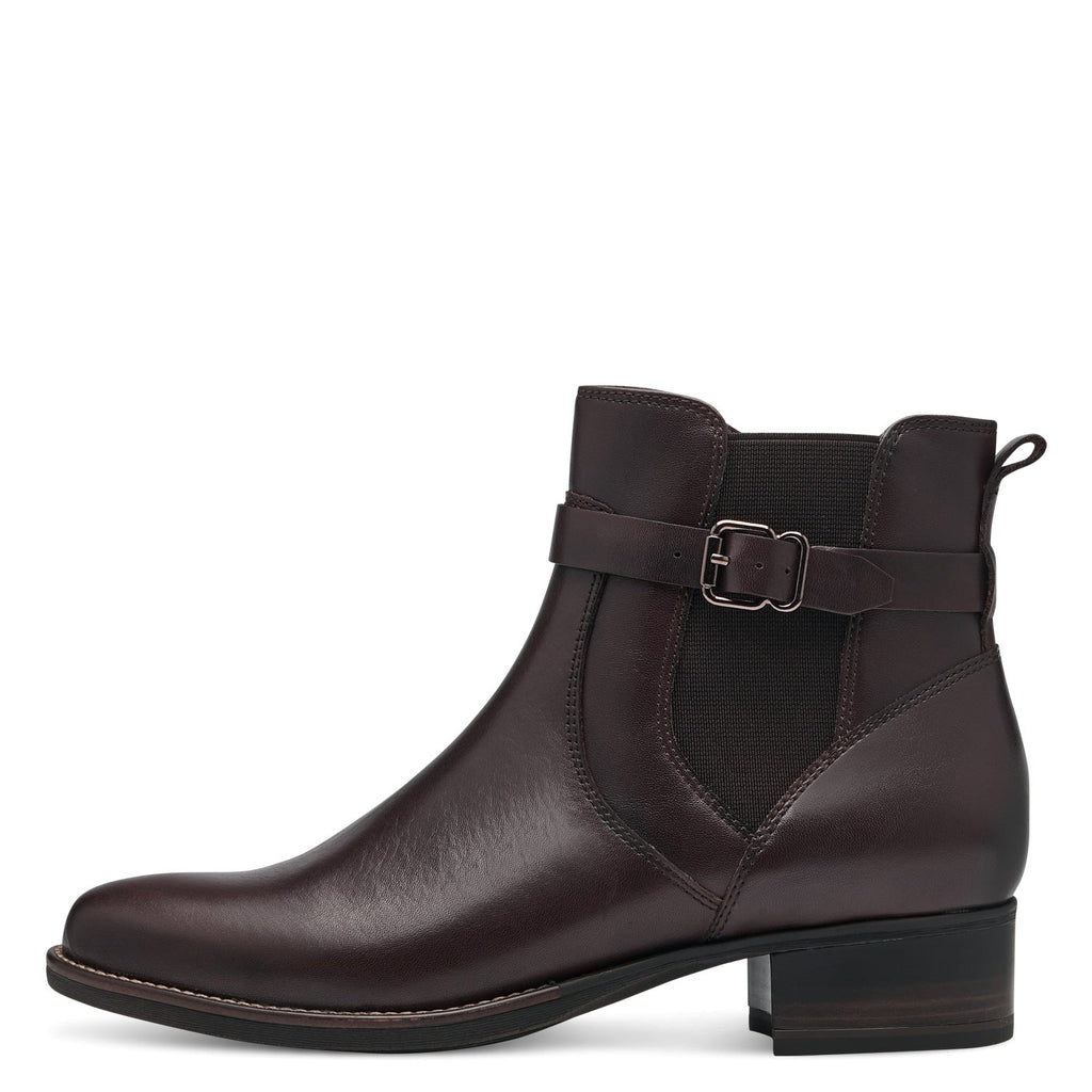 Tamaris Tronchetto pelle marrone