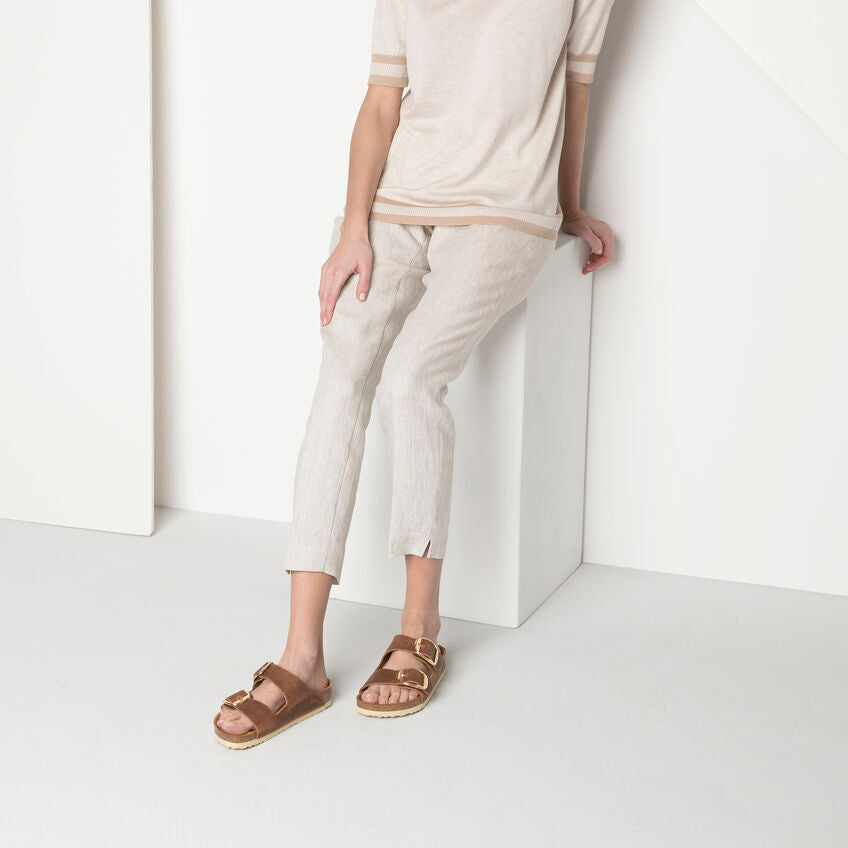 Birkenstock Arizona Big Buckle Cognac Pianta Stretta