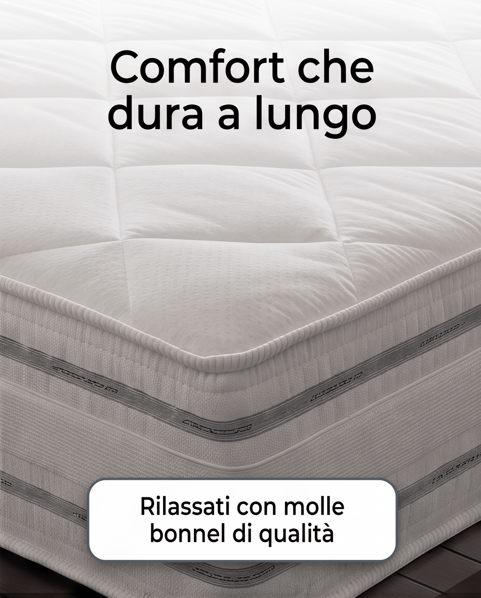 Materasso a Molle Box Ignifugo Certificato Classe 1 IM H20 cm