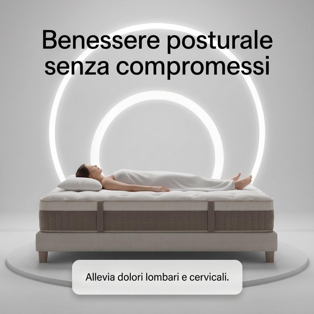 Materasso Memory Multionda AquaTec – Cashmere, 25 cm, Dispositivo Medico | AQUATEC