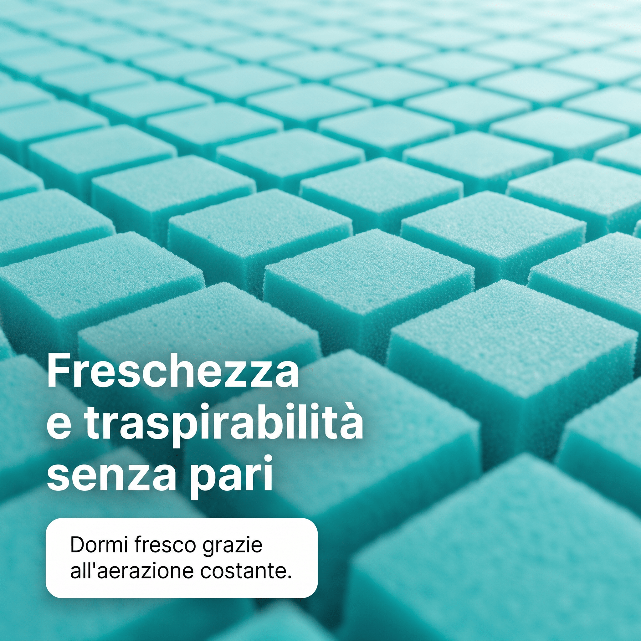 Materasso Memory Aloe Anatomico – 7 Zone, 24 cm, Alta Portanza | ALOE MEMORY