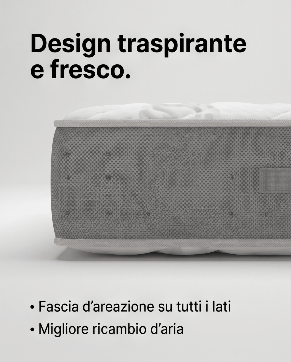 Materasso Memory Traspirante – 28 cm, Anallergico, Antiacaro | CATERINA
