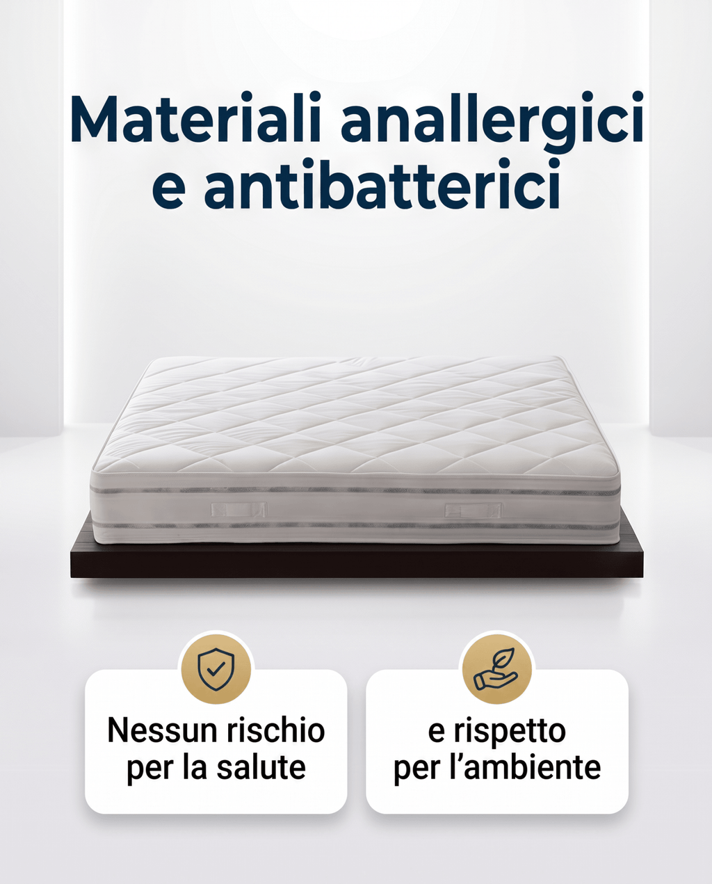 Materasso Modulare Espanso Modello Divano Letto Ignifugo Certificato Classe 1 IM H14 cm