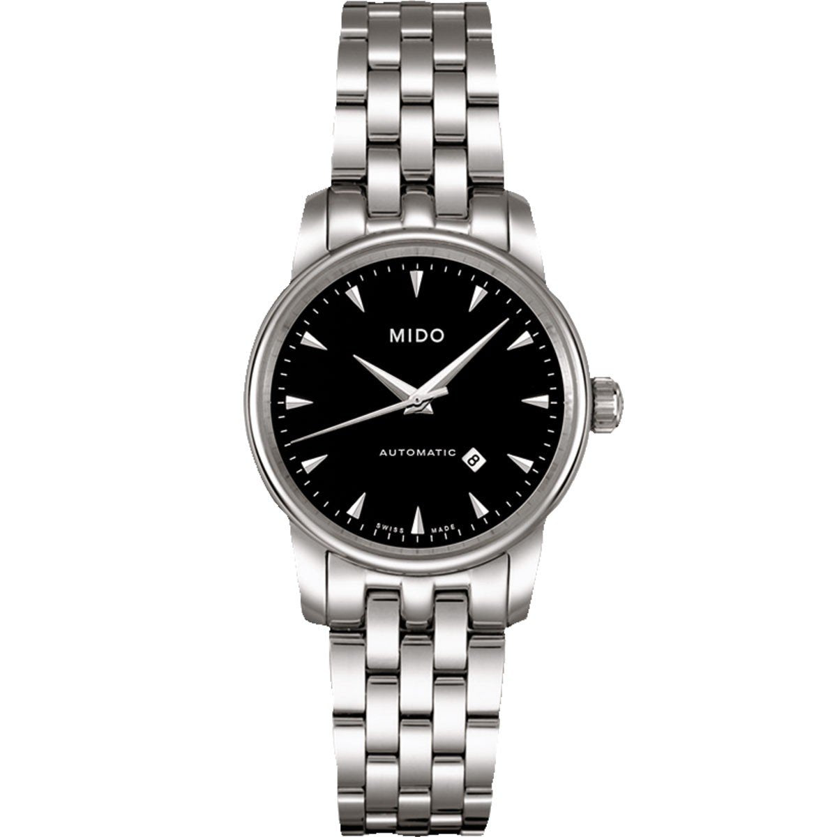 Mido orologio Baroncelli 29mm nero automatico acciaio M7600.4.18.1
