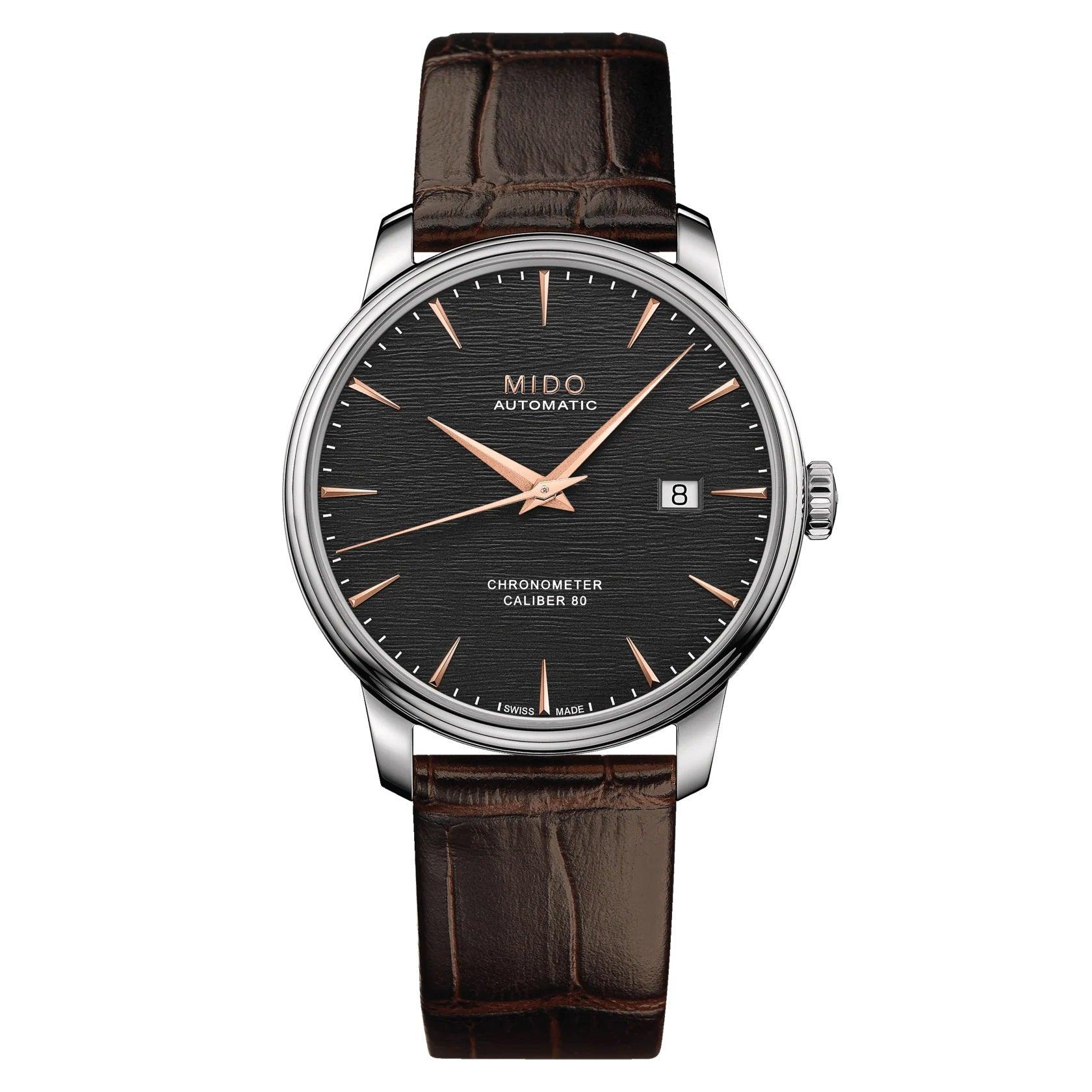 Mido orologio Baroncelli Chronometer Calibre 80 silicio automatico M027.408.16.061.00