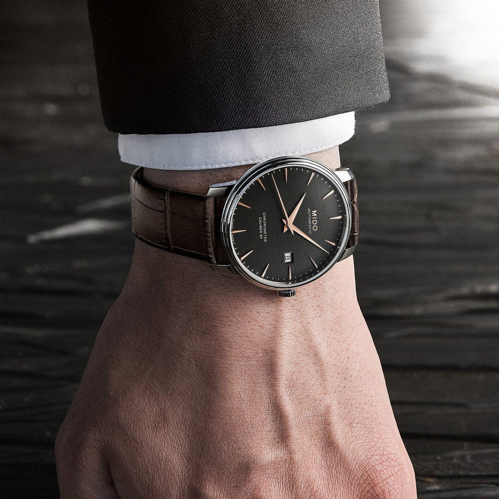 Mido orologio Baroncelli Chronometer Calibre 80 silicio automatico M027.408.16.061.00