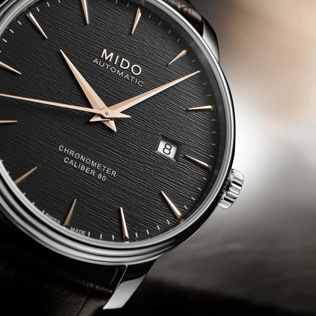 Mido orologio Baroncelli Chronometer Calibre 80 silicio automatico M027.408.16.061.00