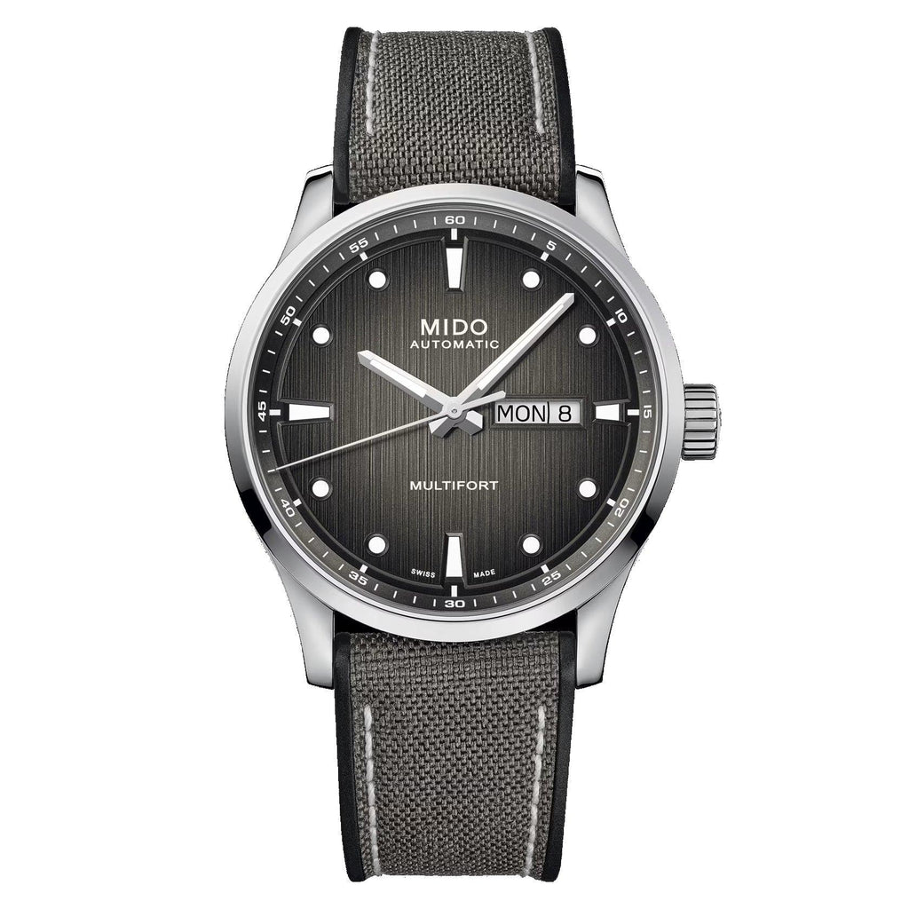 Mido orologio Multifort M 42mm grigio automatico acciaio M038.430.17.081.00