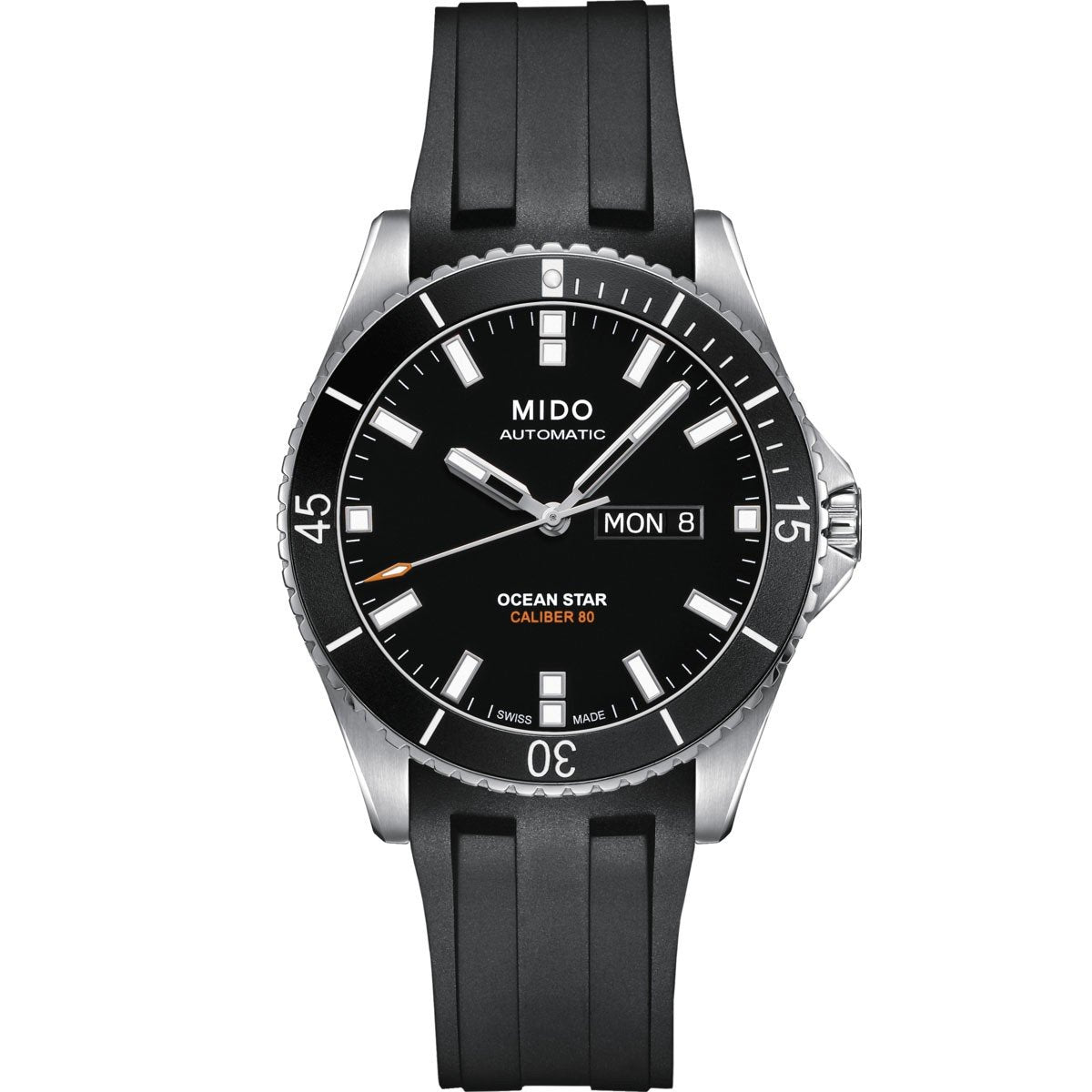Mido orologio Ocean Star 200 42,5mm nero automatico acciaio M026.430.17.051.00