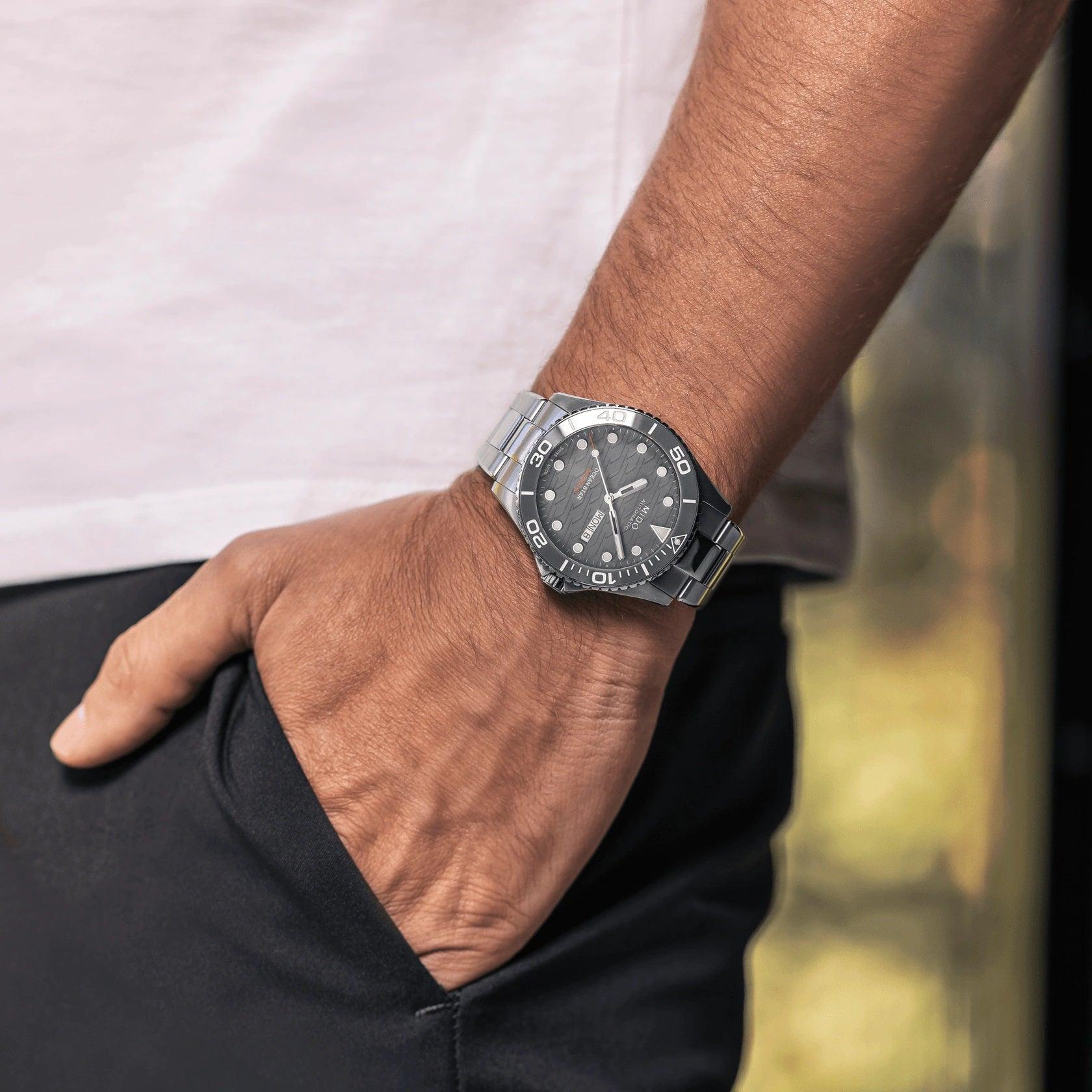 Mido orologio Ocean Star 200C 42,5mm grigio automatico acciaio M042.430.11.081.00