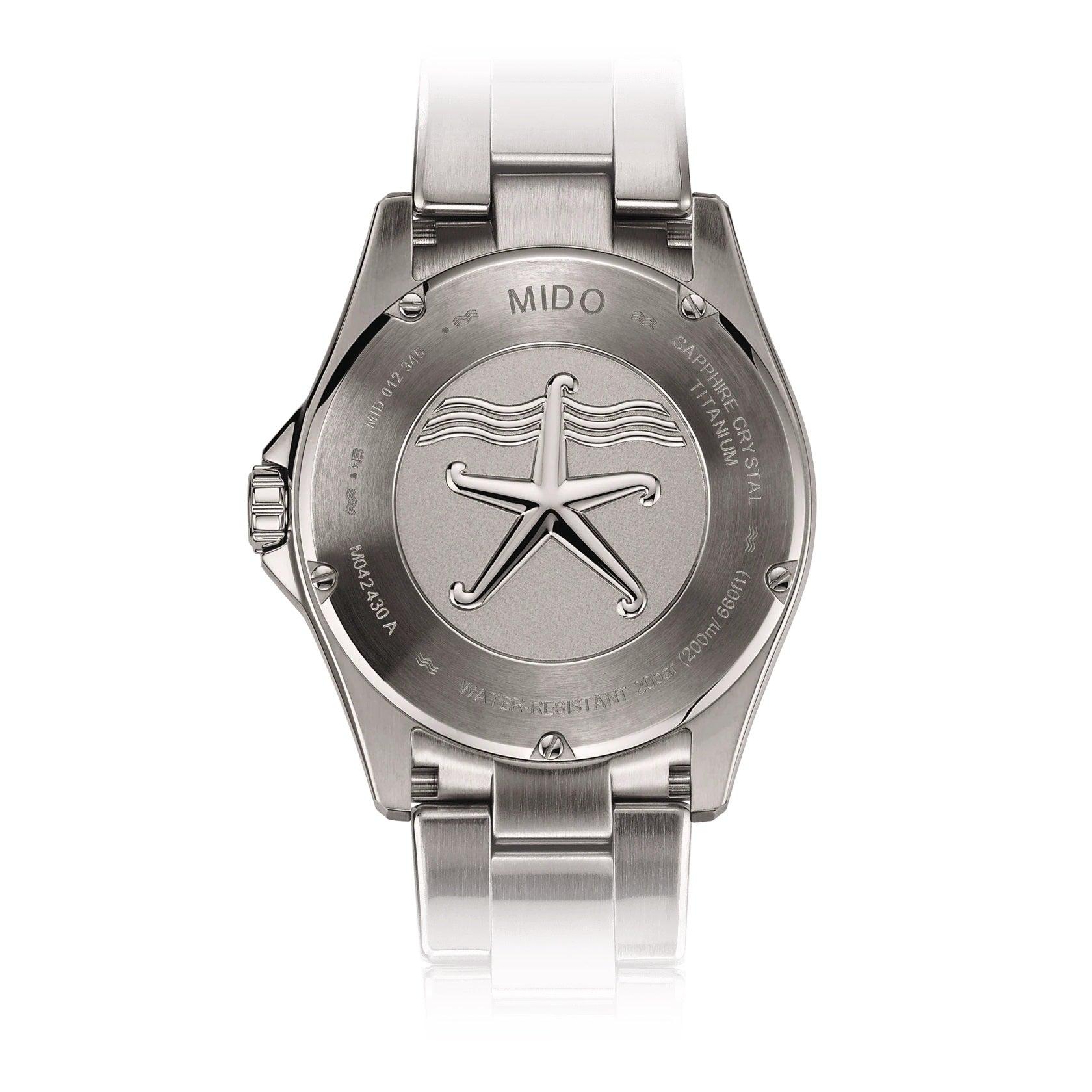 Mido orologio Ocean Star 200C Titanium 42,5mm nero automatico titanio M042.430.44.051.00