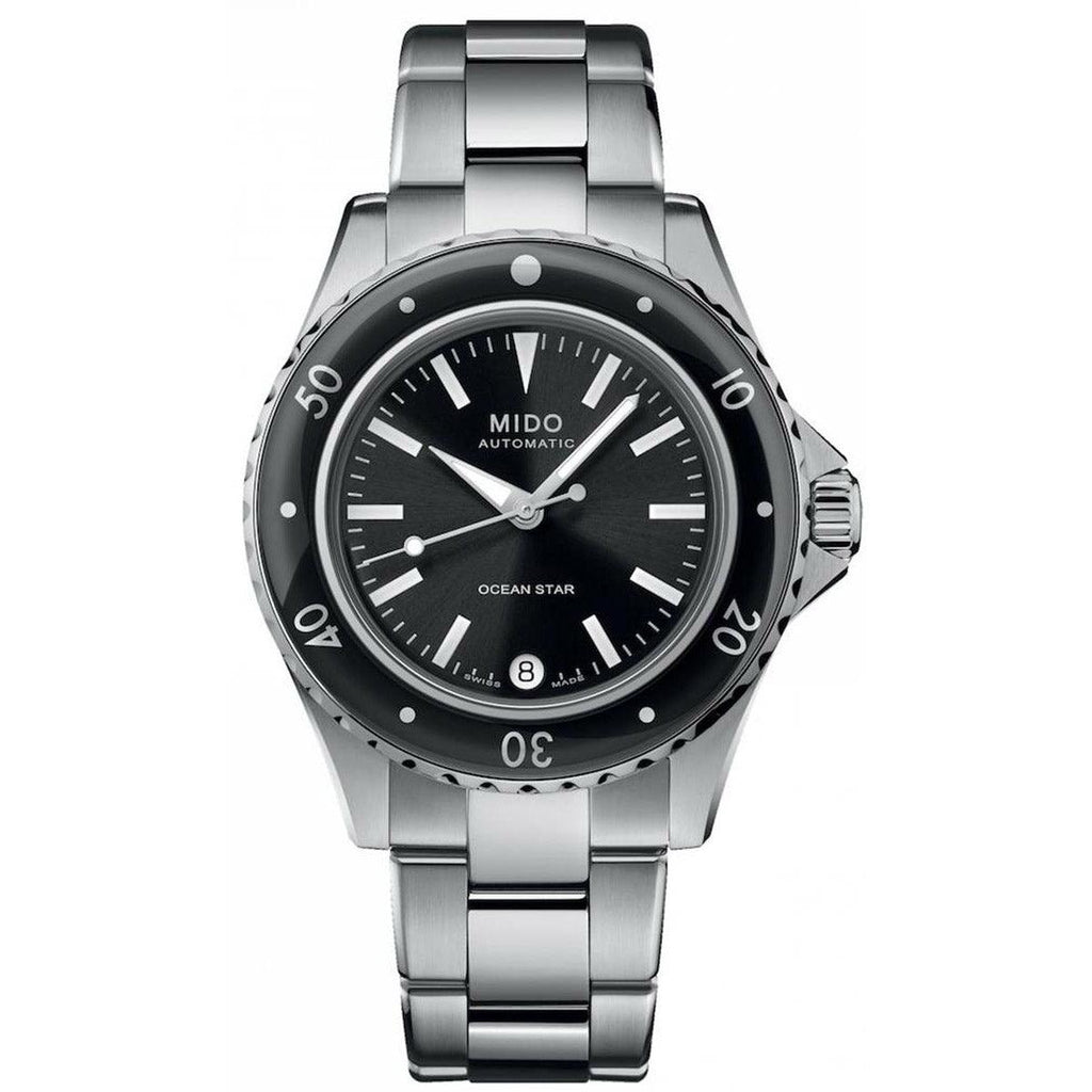 Mido orologio Ocean Star 36,5mm nero automatico acciaio M026.207.11.051.00