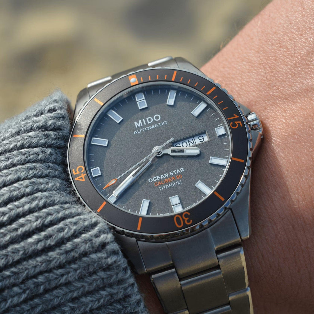 Mido orologio Ocean Star Caliber 80 automatico titanio M026.430.44.061.00