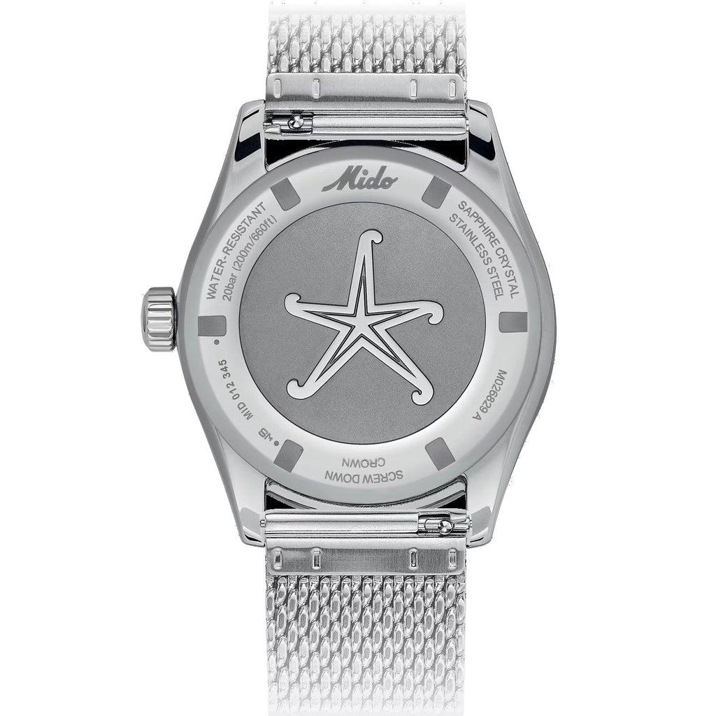 Mido orologio Ocean Star Decompression Worldtimer Special Edition 40mm blu automatico acciaio M026.829.17.041.00