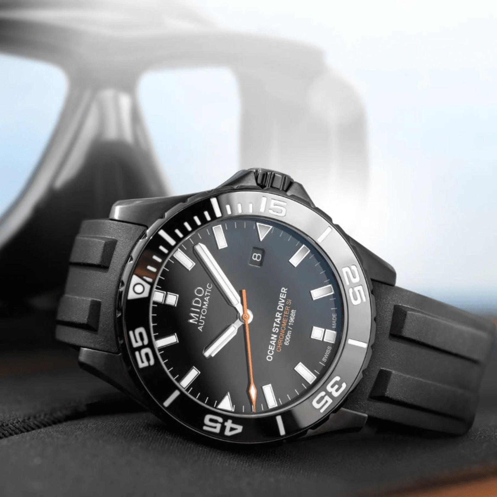 Mido orologio Ocean Star Diver 600 Chronometer silicio automatico M026.608.37.051.00