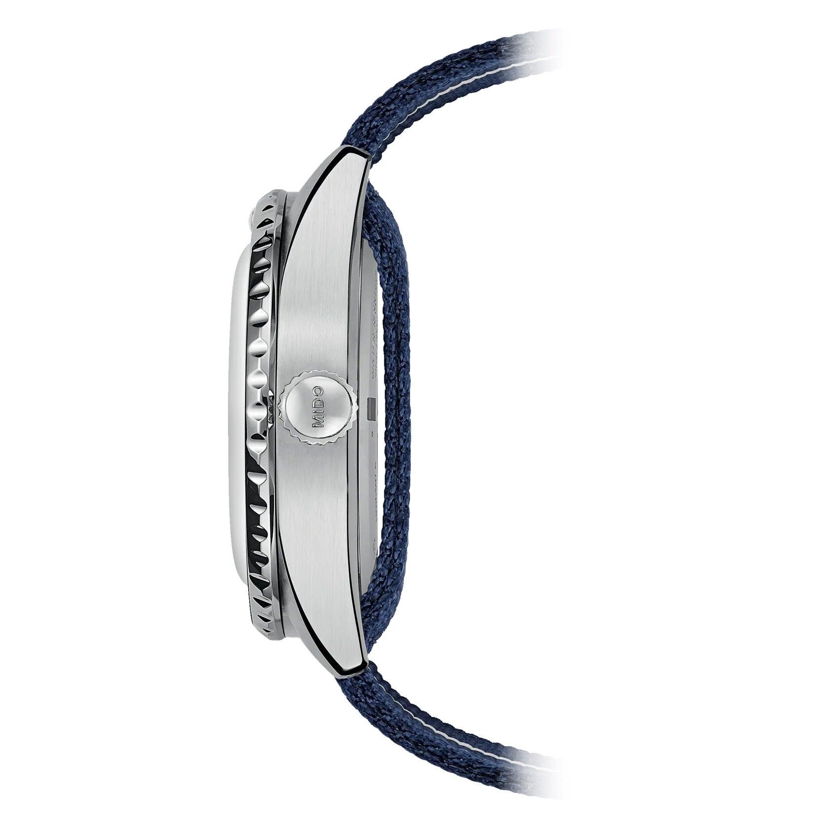 Mido orologio Ocean Star GMT edizione speciale 40mm blu automatico acciaio M026.829.18.041.00