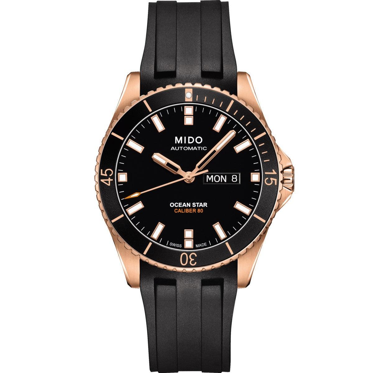 Mido orologio uomo Ocean Star Caliber 80 42,5mm automatico acciaio pvd oro rosa M026.430.37.051.00