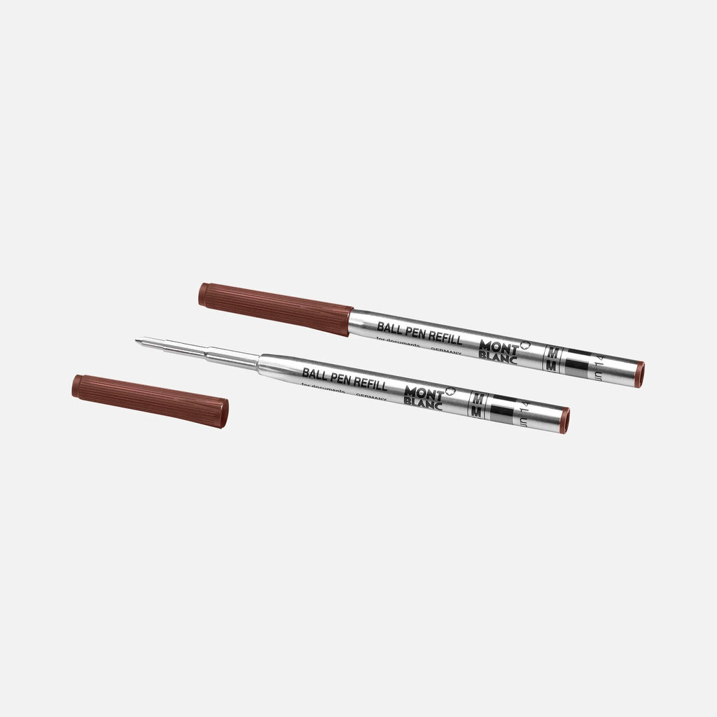 Montblanc 2 refill per penna a sfera (M) Toffee Brown (Marrone) 125957