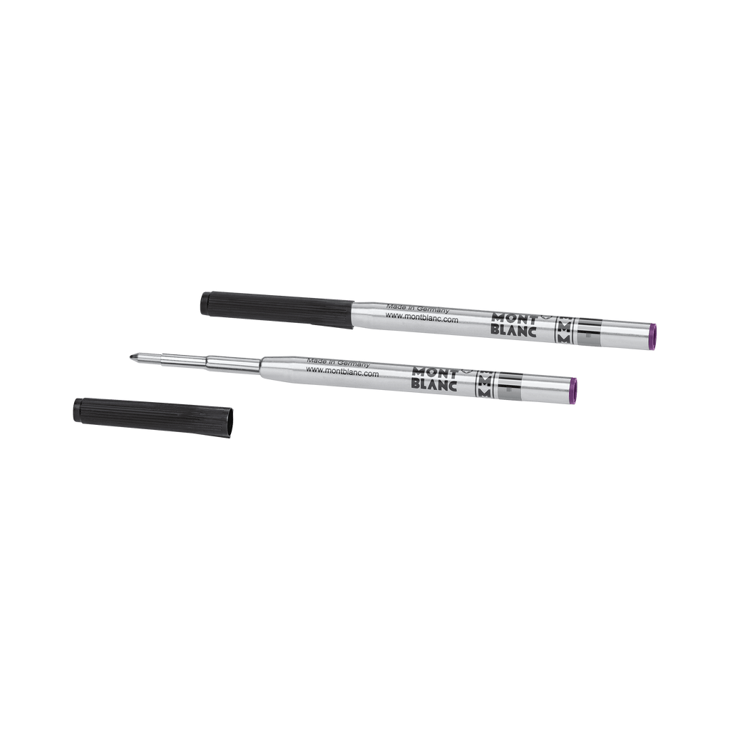 Montblanc 2 refill per penna a sfera punta media colore viola Amethyst Purple 128218