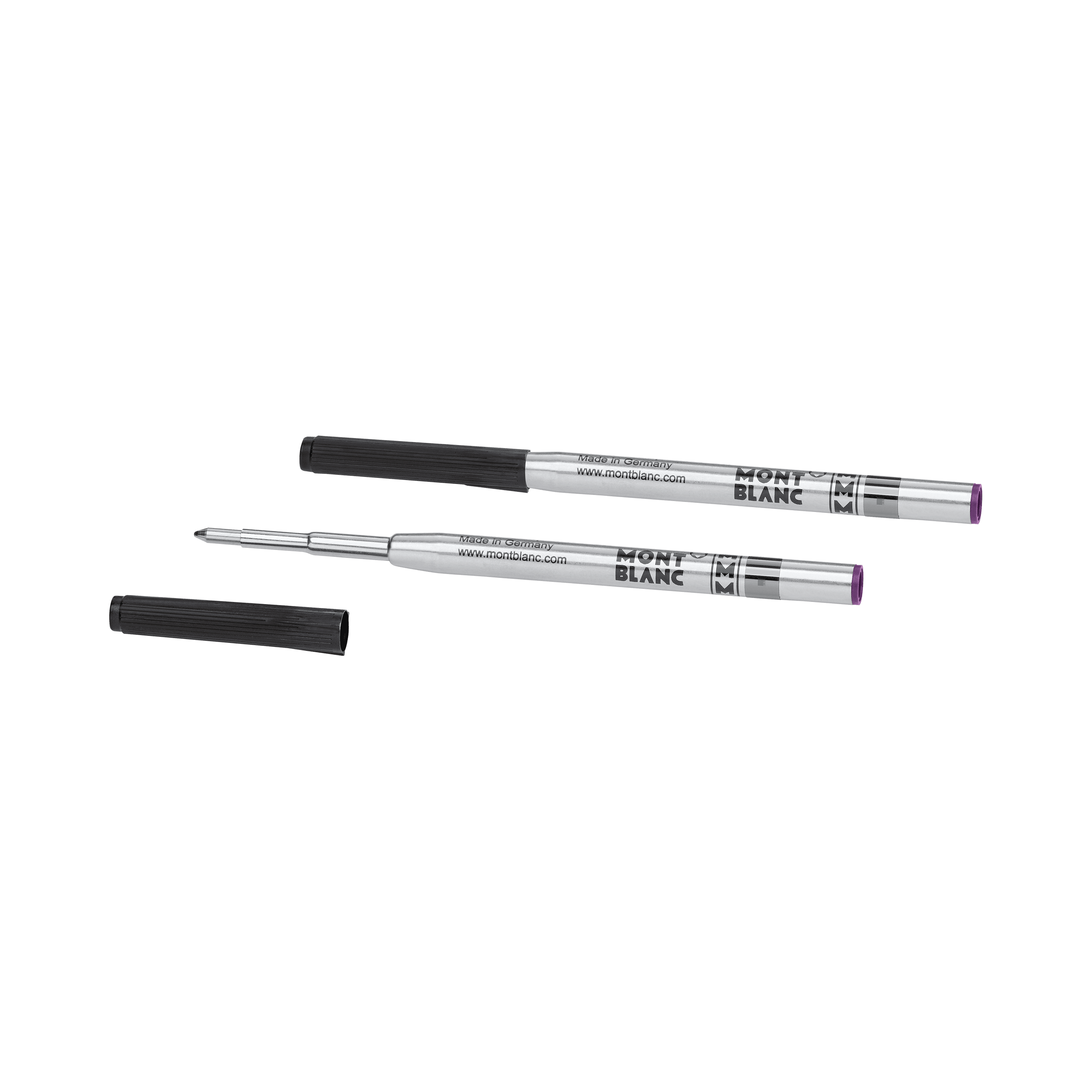 Montblanc 2 refill per penna a sfera punta media colore viola Amethyst Purple 128218