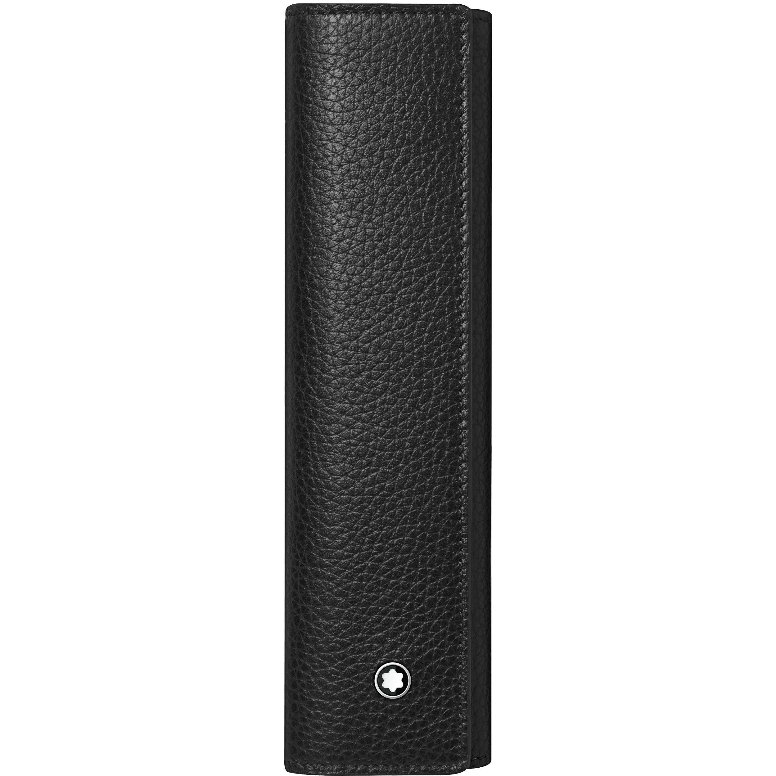 Montblanc astuccio Meisterstück Soft Grain per 1 strumento da scrittura nero 126264