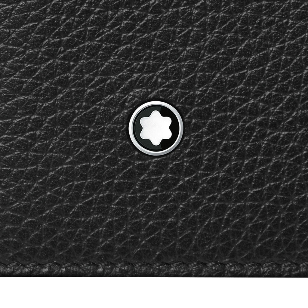 Montblanc astuccio Meisterstück Soft Grain per 2 strumenti da scrittura nero 126265
