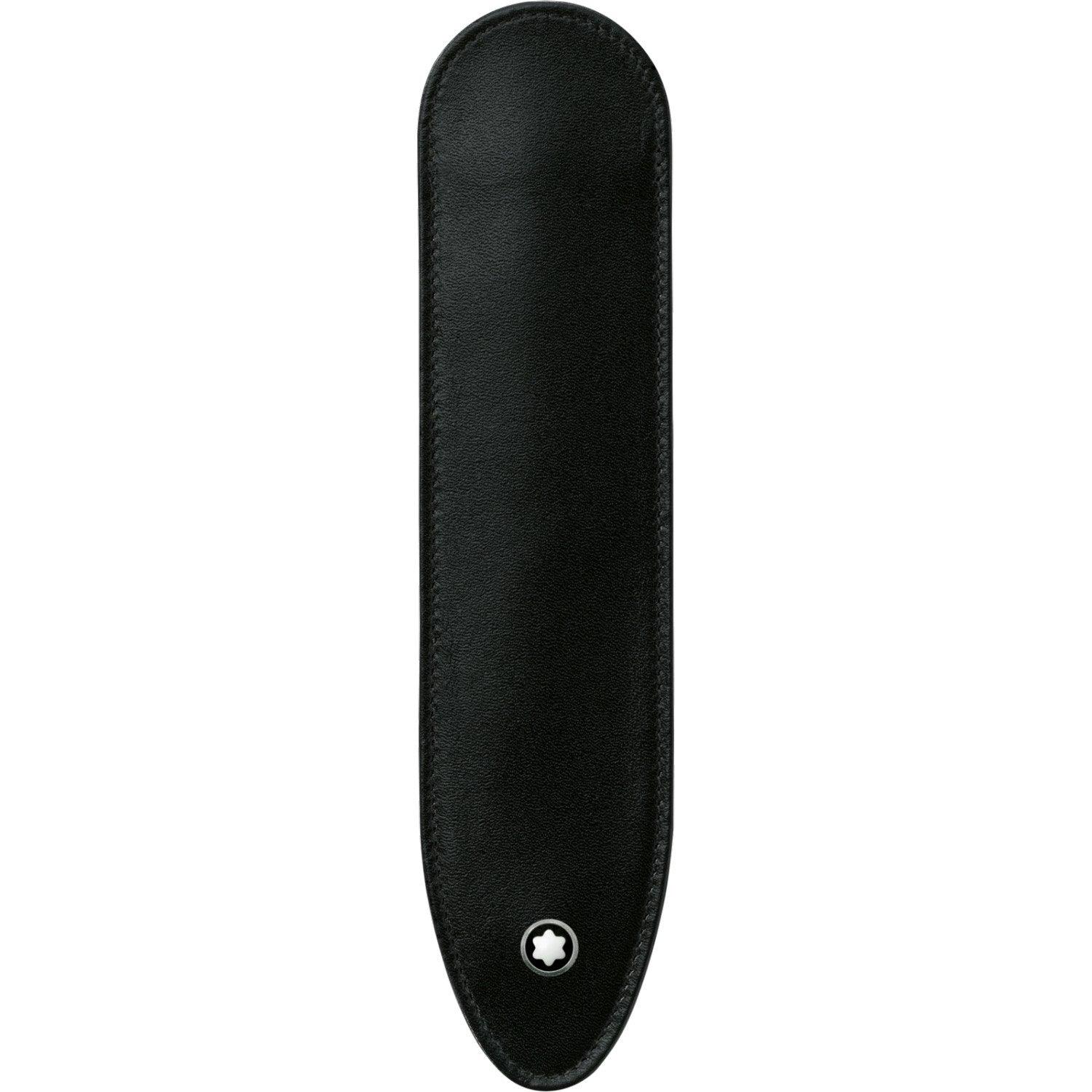 Montblanc astuccio per 1 strumento da scrittura Meisterstück nero 101871