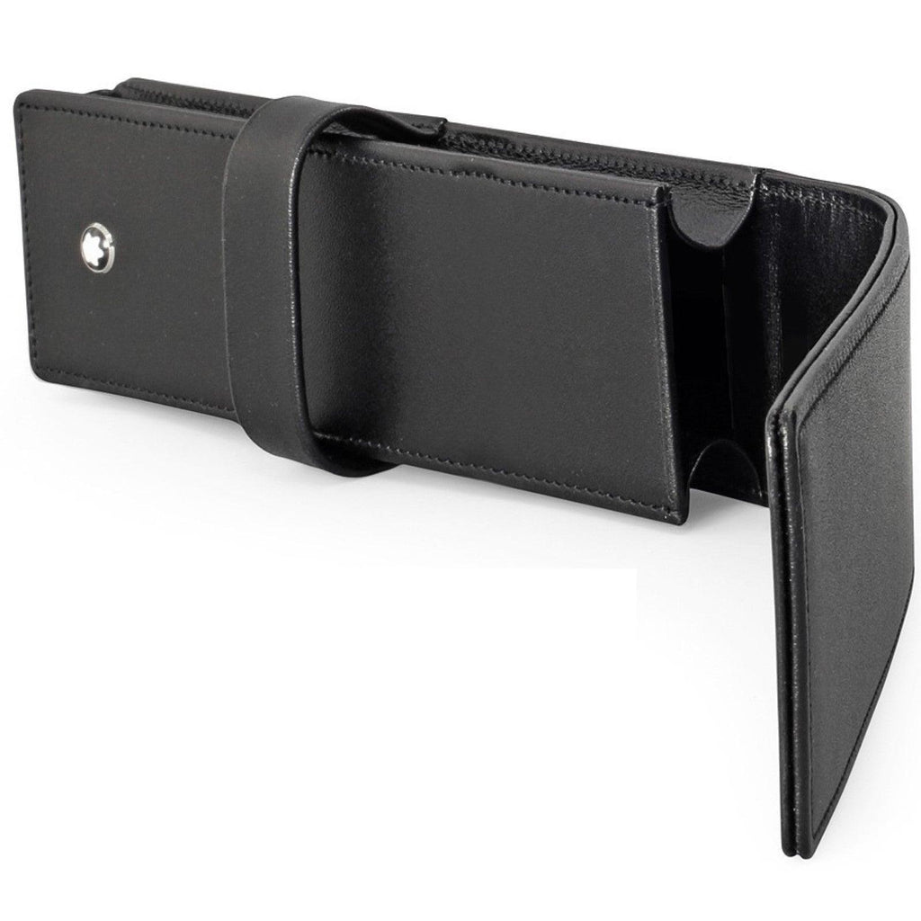 Montblanc astuccio per 2 strumenti da scrittura Meisterstück nero 14311