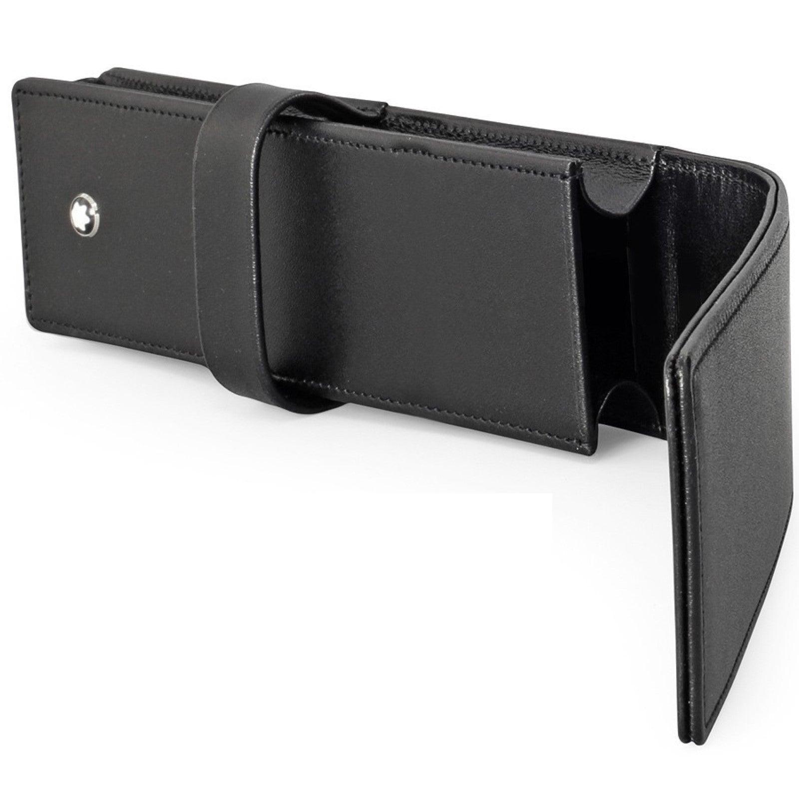 Montblanc astuccio per 2 strumenti da scrittura Meisterstück nero 14311