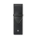 Montblanc astuccio per 2 strumenti da scrittura Meisterstück nero 198354