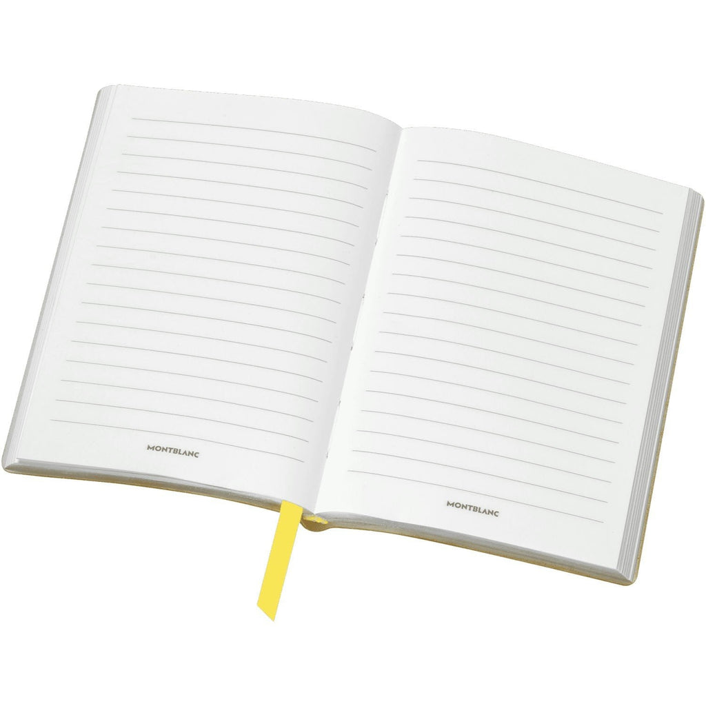 Montblanc blocco note 148 a righe giallo senape 125883