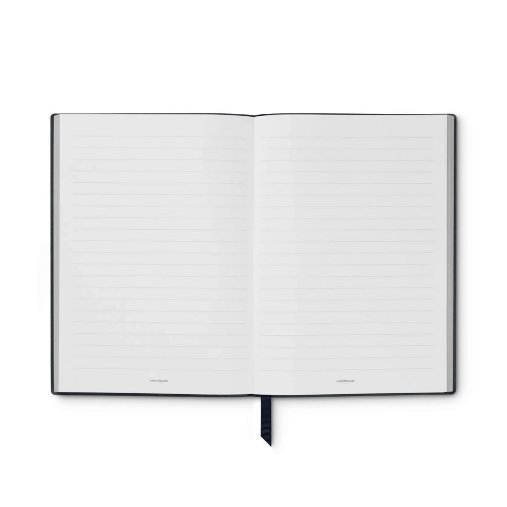 Montblanc blocco note #163 medio a righe Meisterstück Around the World in 80 Days marrone 130289