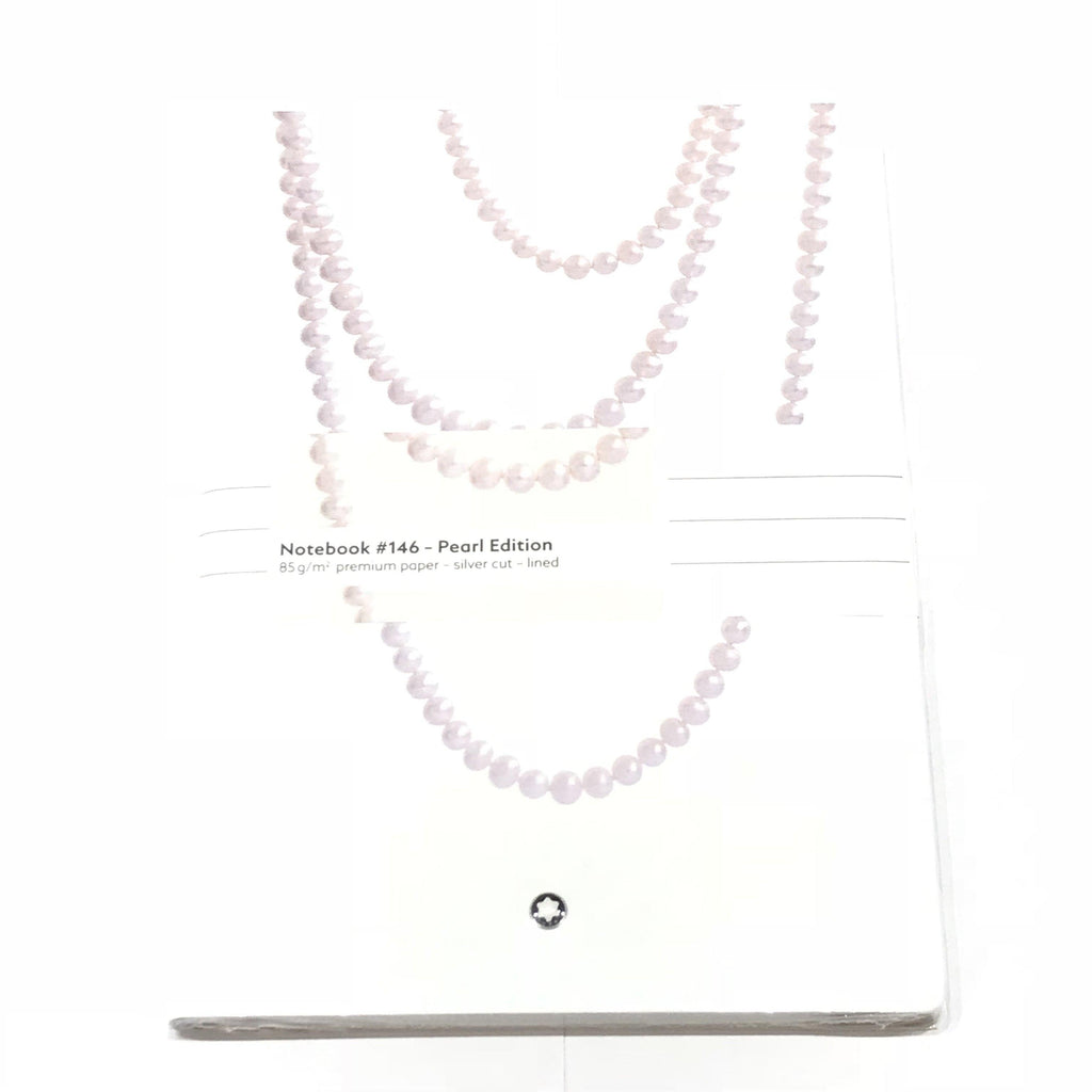 Montblanc blocco note notebook 146 a righe Ladies Edition Pearl cancelleria di lusso 118641