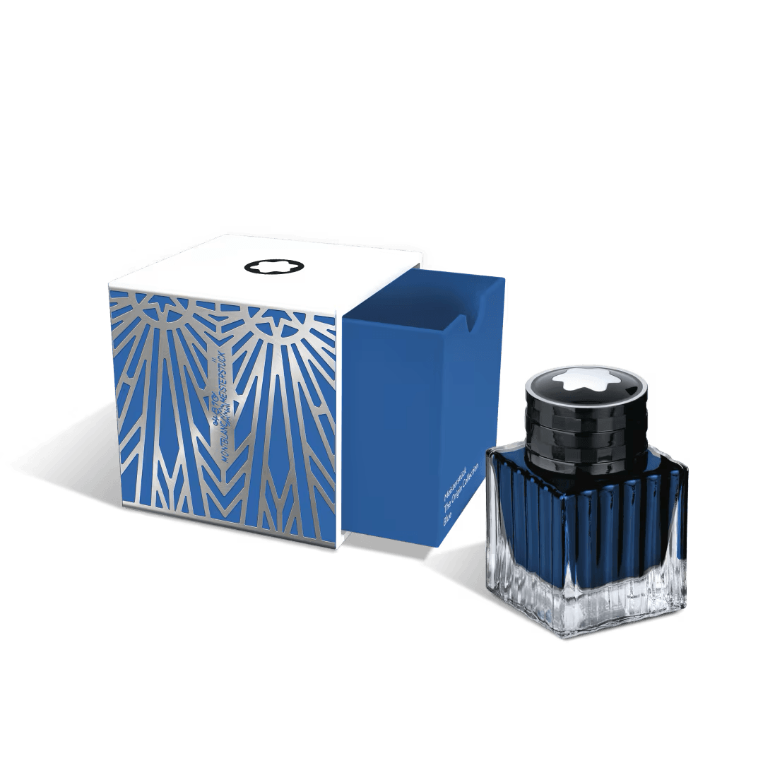 Montblanc boccetta d’inchiostro 50ml Meisterstück The Origin Collection blu 132940