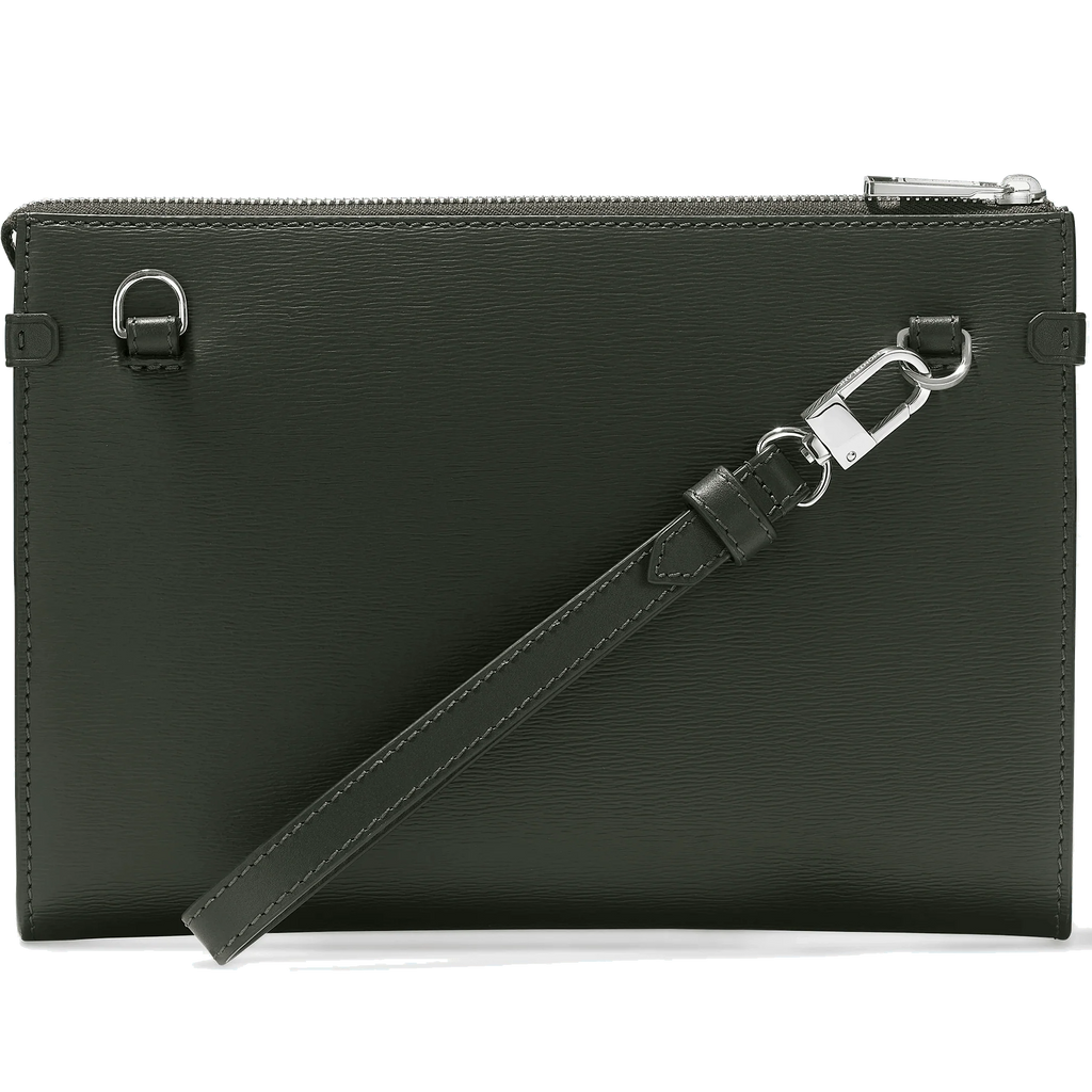 Montblanc borsello clutch Meisterstück 4810 Deep Forest verde 129241