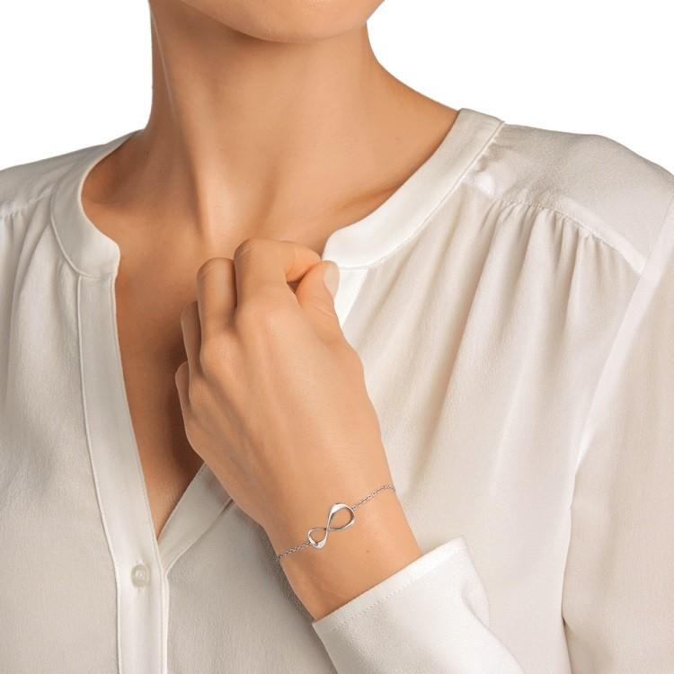 Montblanc bracciale Infiniment Votre argento 925 11306115