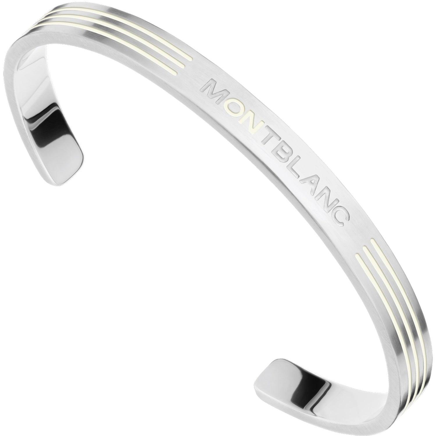 Montblanc bracciale Starwalker acciaio e resina fosforescente misura M 12614163