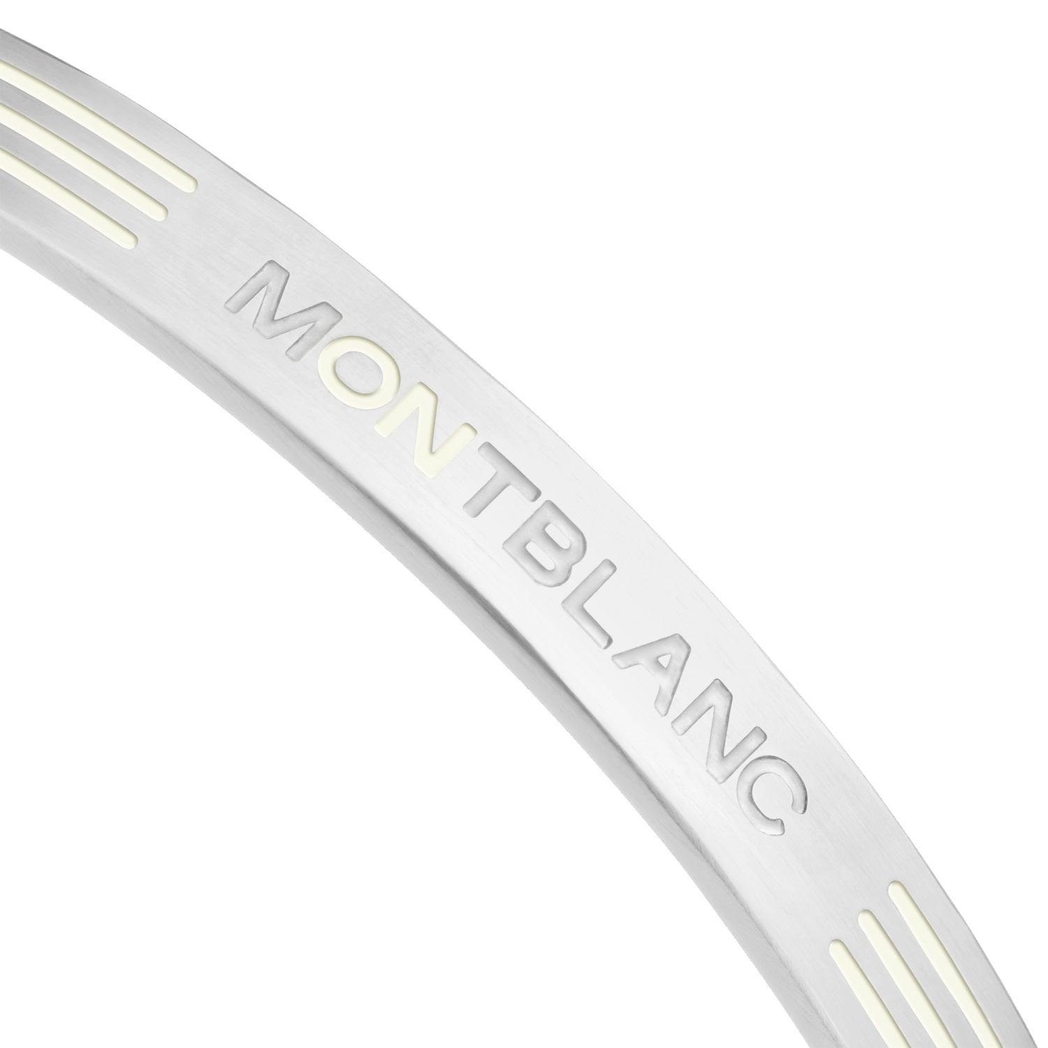 Montblanc bracciale Starwalker acciaio e resina fosforescente misura M 12614163