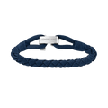 Montblanc bracciale Wrap Me blu in nylon e acciaio misura S 12838360
