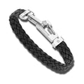 Montblanc bracciale Wrap Me pelle nero 12614363