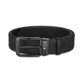 Montblanc cintura 35mm fibbia rettangolare PVD nero reversibile in pelle Extreme 3.0 nero 130587