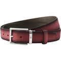 Montblanc cintura regolabile sfumato bordeaux 116723