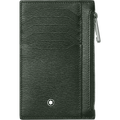 Montblanc custodia 8 scomparti con tasca con cerniera Meisterstück 4810 Deep Forest verde 129256