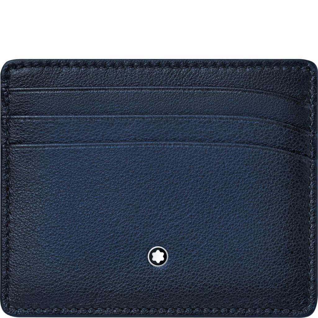 Montblanc custodia a 6 scomparti Meisterstück Sfumato blu navy 123728